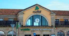 alquiler de coches en Pontevedra estación de tren